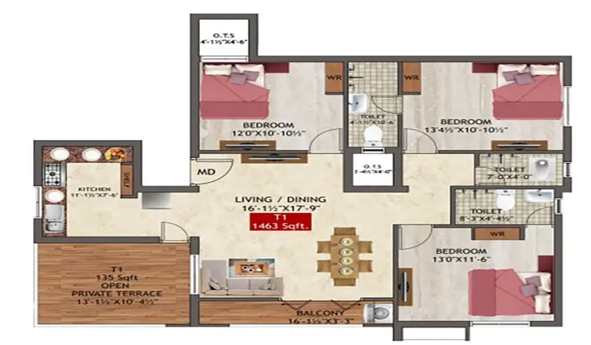 threebhk_1463_Ak Simpsonite-1463